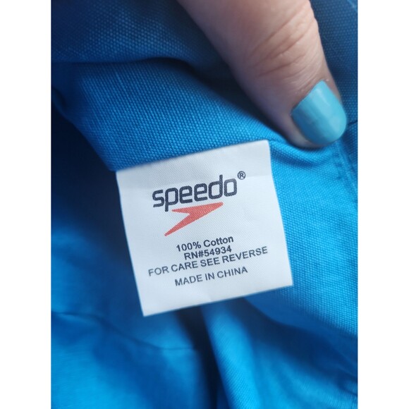 Speedo Blue & Purple Tropical Print Bucket Hat - Picture 4 of 5